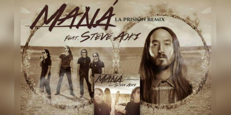 Mana announced a remix of "La Prision" ft. Steve Aoki. We wonder how that collaboration will turn out. (Photo: Twitter/@ManaOficial)