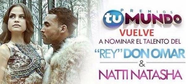 "Perdido En Tus Ojos" by Don Omar ft. Natti Natasha is nominated at 2015 Premios Tu Mundo! (Photo: Instagram/@NattiNatasha)