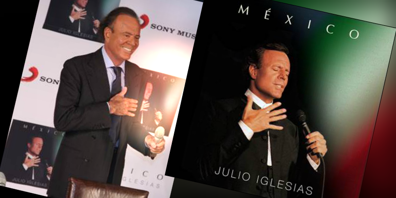 Julio Iglesias is making the rounds with his latest studio album "Mexico." Find out what he said about his new production. (Photo: Courtesy)