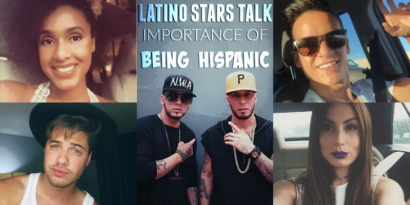 Alexis & Fido, Jeimy Osorio, Alexander Torres, Nastassja Bolivar and William Valdes celebrate Hispanic Heritage Month with us and talk about being Latinos! (Photo: Instagram)