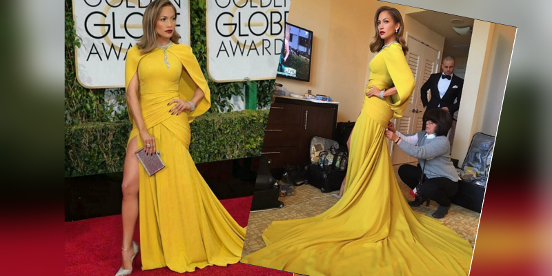 It was a glamorous night at the 2016 Golden Globes. Here are 10 of the best fashion moments of the awards show. (PHOTO: Instagram@JLO)