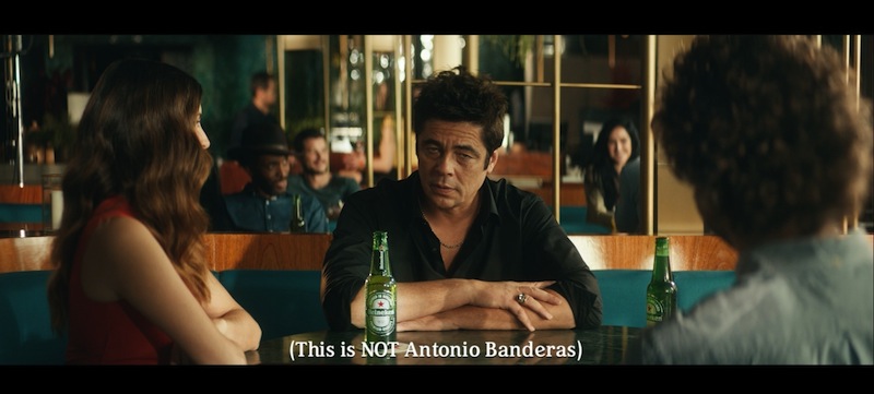 Actor Benicio del Toro becomes a brand spokesperson for the first time in his career. Can you guess for which company? (Photo: Courtesy)